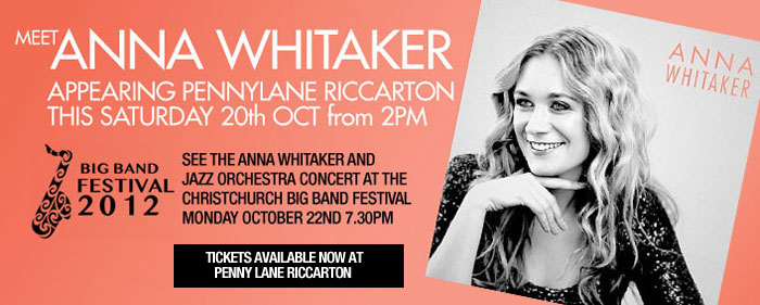 meet Anna Whitaker this Saturday